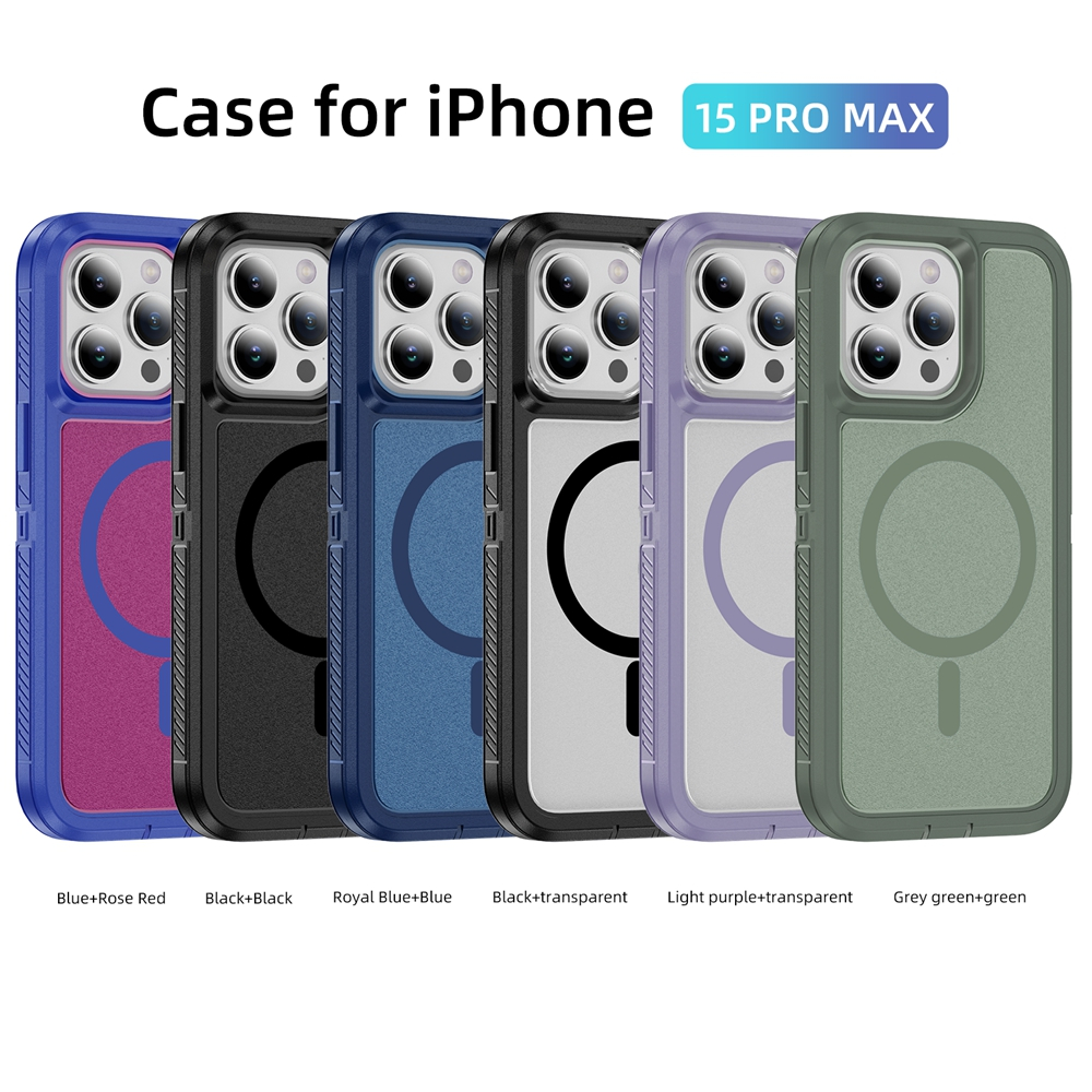 Capa Armadura Resistente Prova De Choque Para Iphone Pro Max Plus Em