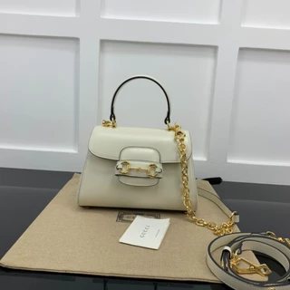 Fotos Reais , Novo Produto original , G/ucci De Alta Qualidade , Bolsa De Ombro Branca Portátil Feminina Na Moda E Versátil
