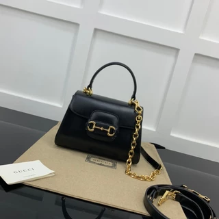 Fotos Reais , Novo Produto original , G/ucci De Alta Qualidade , Bolsa De Ombro Preta Portátil Feminina Na Moda E Versátil