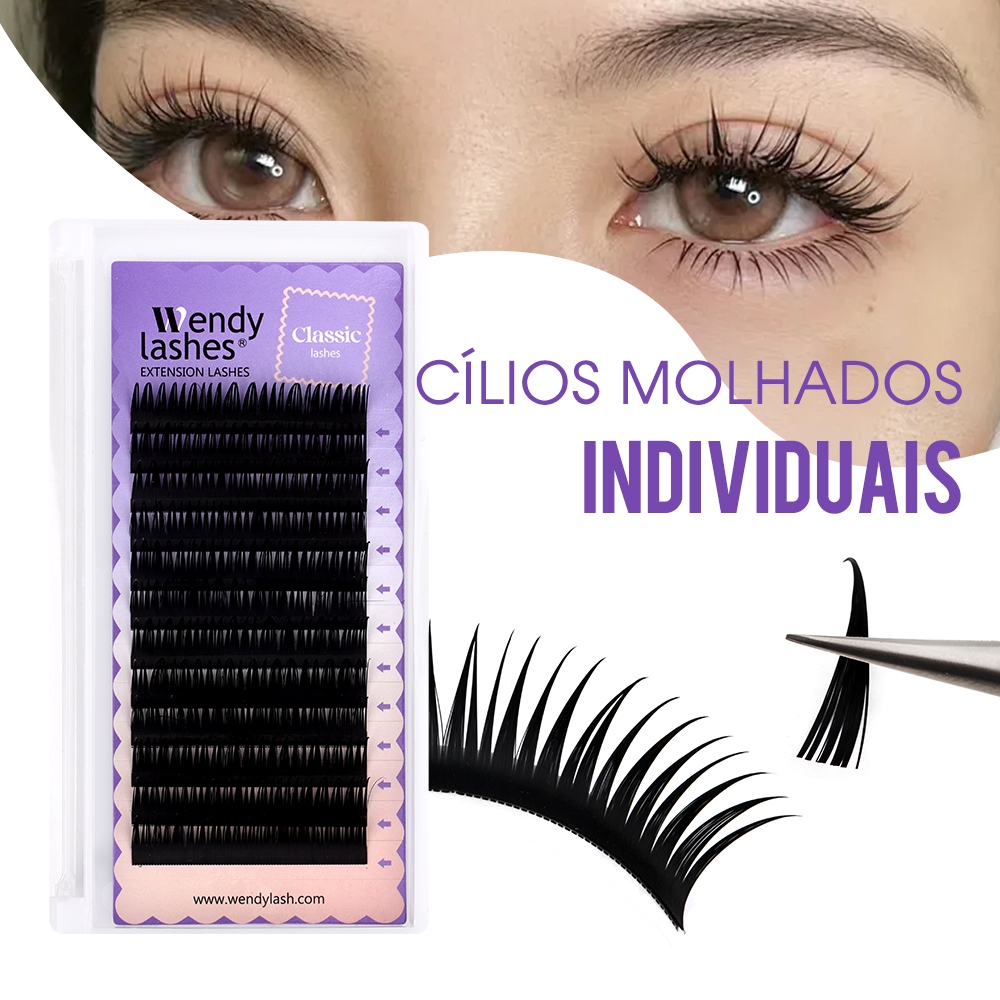 Pestanas Comic molhado Look Espessura Cílios de Fada Extensão Volume Spike Cílios Materiais Premium Ferramentas de Maquiagem