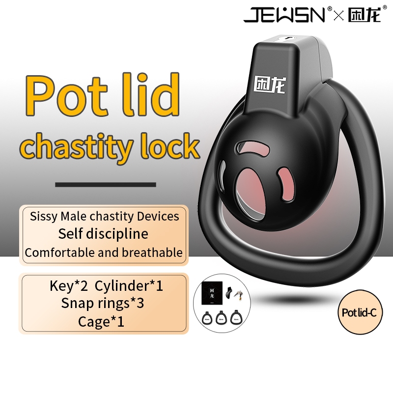 JEUSN Tampa Do Pote Macho Cock Lock Chastity Cage Sissy femboy Device Sex Toys Penis for Men
