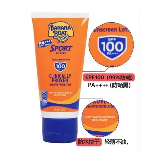 Banana Boat Sport spf100 Protetor Solar Não Gorduroso Resistente À Água Facial De Alta Potência