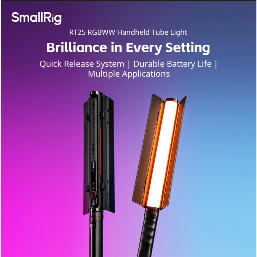 Tubo De Luz Portátil SmallRig RT25 # 4342 4343 | Shopee Brasil