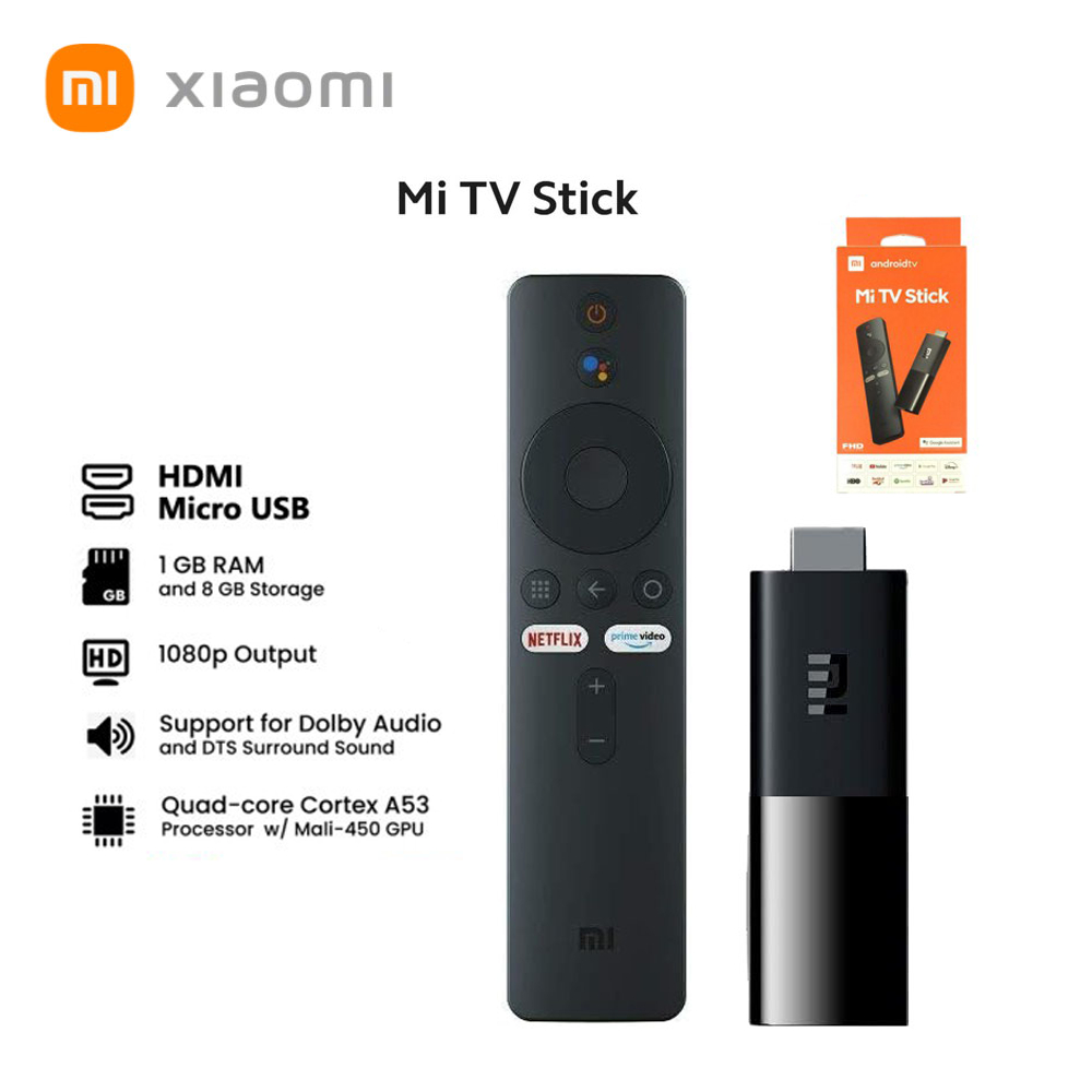 Xiaomi Mi TV Stick 4K HDR HDMI Quad-Core DDR4 Bluetooth - Prix pas cher
