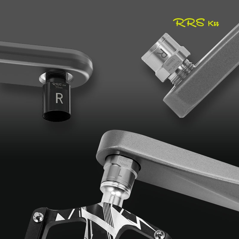 Rrskit Extensão Pedal De Bicicleta Parafusos Espaçadores R66E Extensor ...