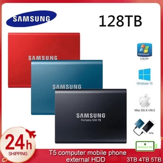 SAMSUNG SSD Unidade Externa T5 1TB-128TB Disco Rígido Portátil De Estado Sólido Adequado Para Desktop