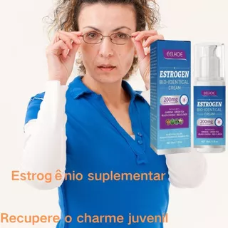 Estrogênio Bio-Idêntico Hot Cream Para Terapia De Equilíbrio De Alívio Da Menopausa em Oferta na Shopee
