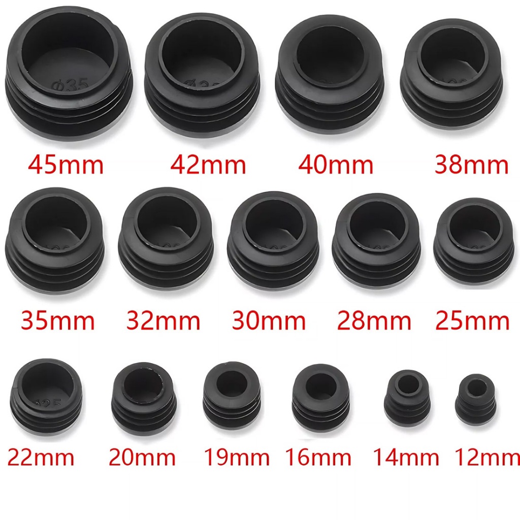 Compasty 12 Pz Plastica 12 Mm Tappi Tappi Terminali Tubo Bung - Foto 12