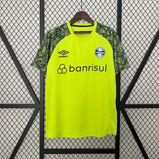 Camisa De Futebol 2024/25 Gremio Men Será Usando Uma Camiseta Amarela