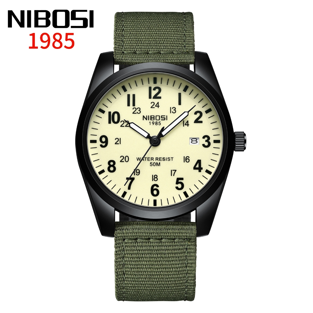 Relógio NIBOSI original Masculino Bracelete De Silicone Moda