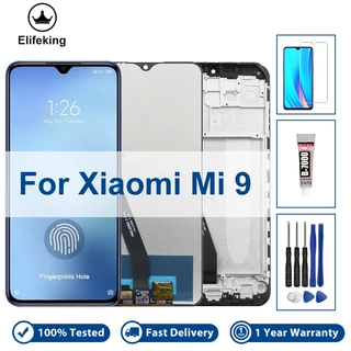 LCD 100 % Testado Para Xiaomi Mi 9 M1902F1G Display Touch Screen Digitalizador Peças De Montagem Com Ferramentas De Reparo Livres