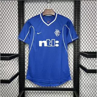 Rangers 1999/01 Home Camisa De Futebol Retro Jersey 1 : 1 Qualidade Tailandesa