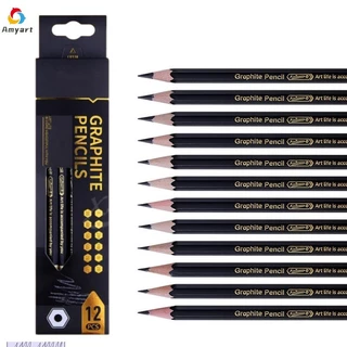 12Pcs (8B-2H) Lápis De Desenho Profissional Kit Para Esboço/Sombreamento Ferramentas De Desenho
