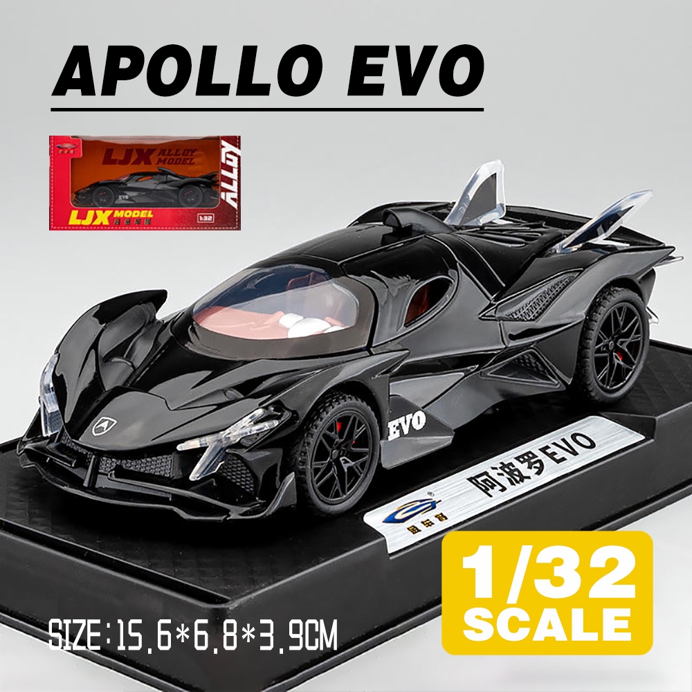 KLT 1 : 32 Apollo EVO Supercarro Metal Liga De Brinquedos Modelo