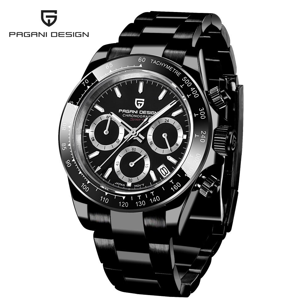 PAGANI DESIGN Japão VK63 Relógio De Quartzo Masculino Original