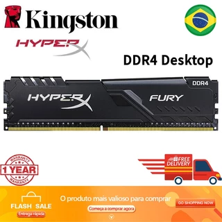 Kingston HyperX FURY DDR4 4gb 8gb 16gb DDR4 2133Mhz desktop 2400/2666/3200mhz PC4 RAM Memória SO-DIMM 288 Pinos Preto