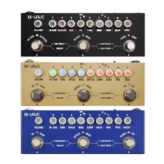 Cuvave / M-vave Cube BABY Pedal Multi Efeitos Para Guitarra Elétrica/Bass/Acoustic 8 IR Gabinetes Simulação Recarregável