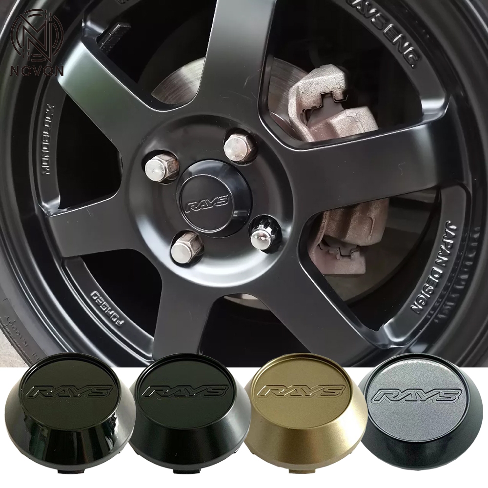 1PC 64mm Rays Roda De Carro Com Tampas De Centro De Adequadas Para Raios Volk Racing Wheel CE28n TE37 ZE40 G25 BRONZE Preto