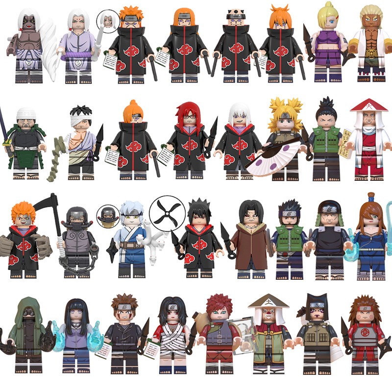 Brinquedos Infantis Naruto Bloco de Construção Brinquedos Brinquedos Infantis Boneca de Construção de Pequenas Partículas