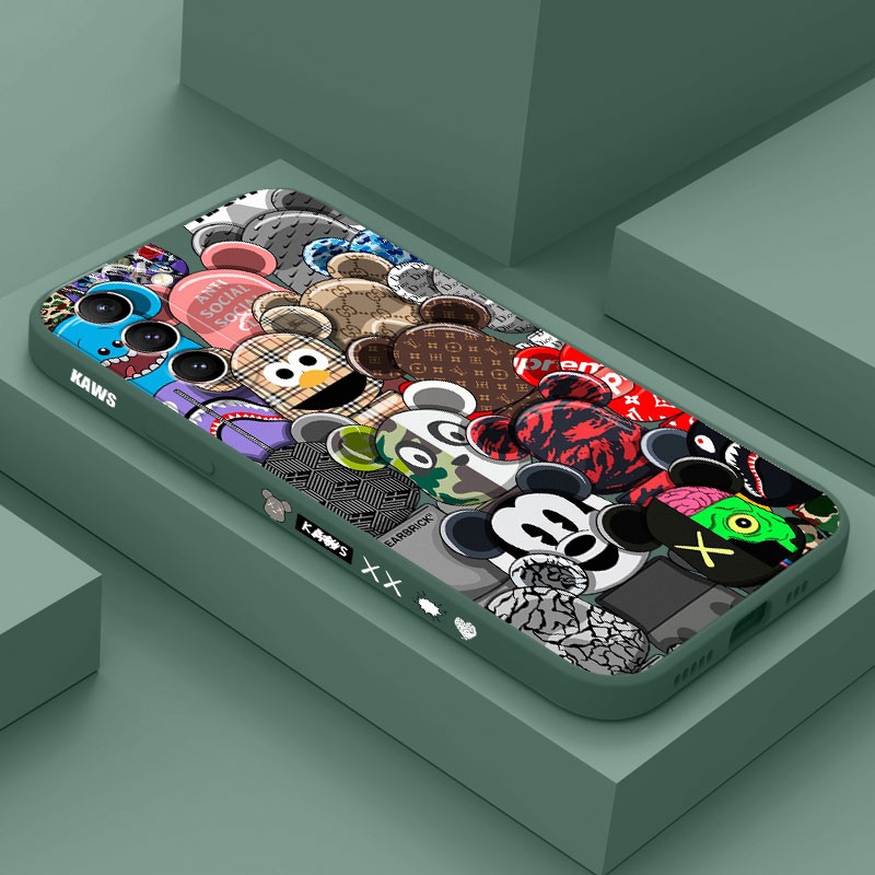 Capa De Celular Para Samsung Galaxy S21 S20 FE Ultra Plus S10 S10E S9 5G Fashion Bear Confortável