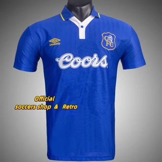 TOP Camisa De Futebol De Qualidade 95/97 Da Copa Do Mundo Chelsea home