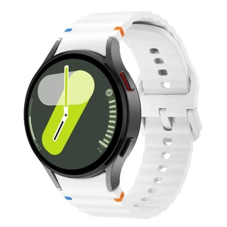 Sem Pulseira Gap Wave Para Samsung Galaxy Watch7 Band FE De Silicone Watch 4 5 6 6 Bandas Clássicas 5 Pro