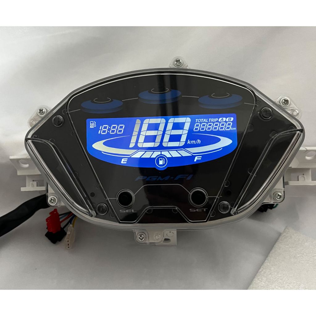 Painel Medidor Digital LED Velocímetro Para Honda Biz 125 Ex 2018 2019 2020 2021