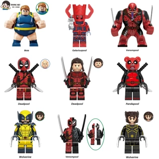 Super-Heróis Minifiguras Galactuspool Deadpool Bonecas Modelos Colecionáveis De Aniversário Brinquedos De