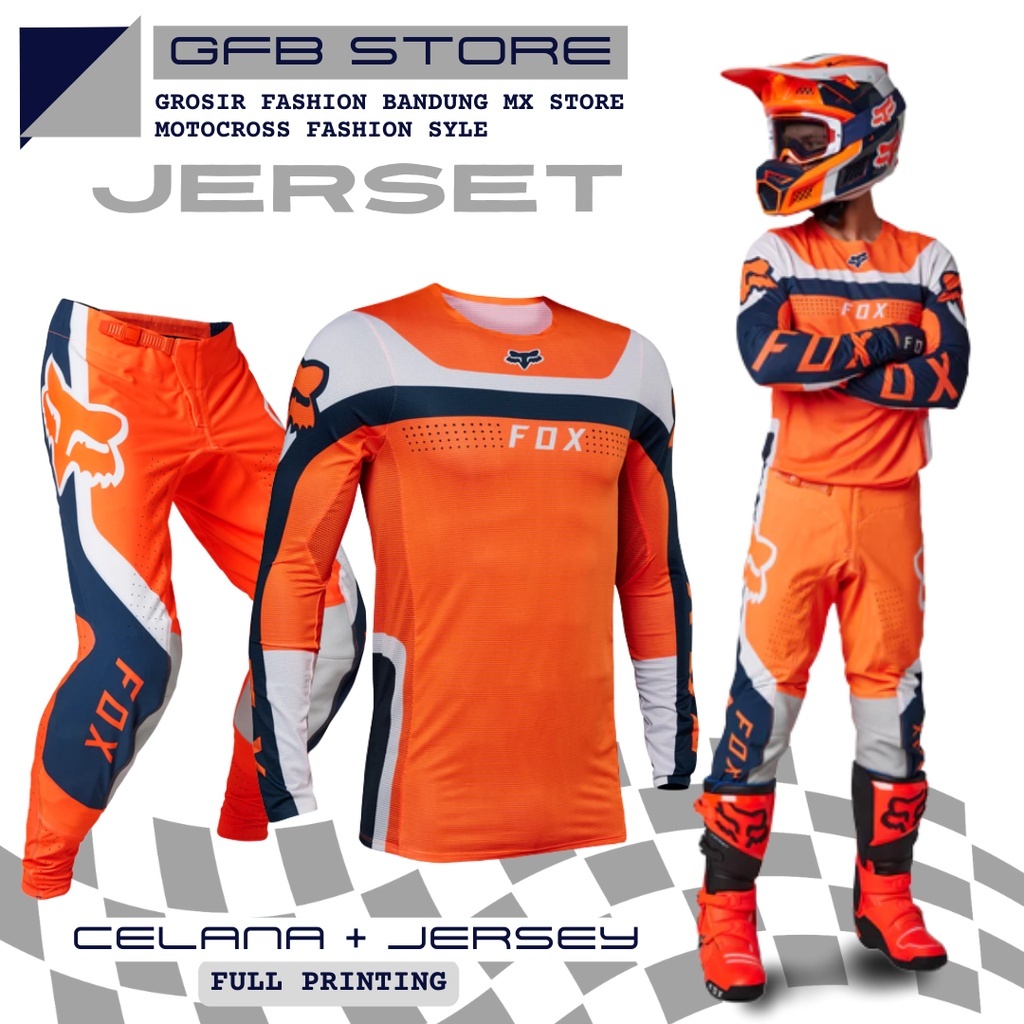 FOX Conjunto De Calças De Trilha Jersey Novo 2023 Pant Motocross