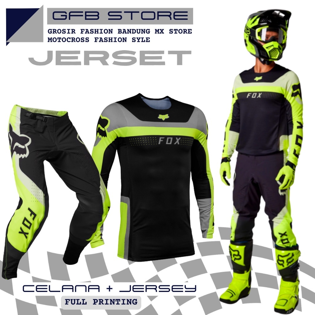 FOX Conjunto De Calças De Trilha Jersey Novo 2023 Pant Motocross