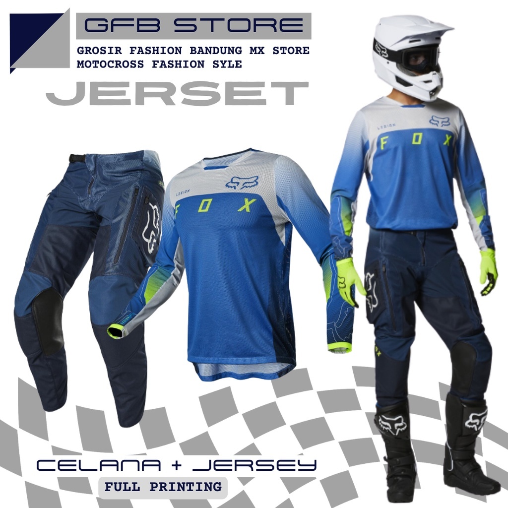 FOX Conjunto De Calças De Trilha Jersey Novo 2023 Pant Motocross