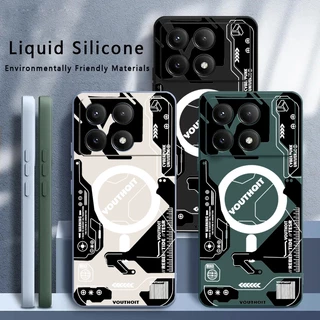 Caixa De Telefone De Luxo Para POCO F6 Pro 5G Silicone À Prova De Choque 5G F5 5G F4 GT 5G F3 F3 Capa Metaverso Padrão