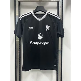2024-2025 Camisa Preta De Futebol M-C Uniforme De Treinamento