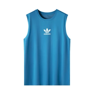 Camiseta Summer Thin Sleeveless Vest Sem Manga Camiseta de Seda de Gelo
