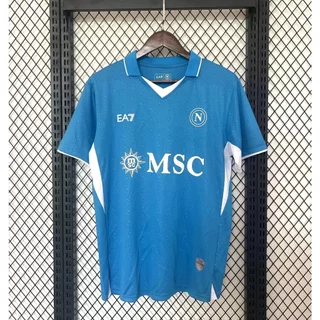 Camisa De Futebol 24-25 , Da Casa Napoli , kit De Equipe , Camiseta De Manga Curta Para Homens Esportivos
