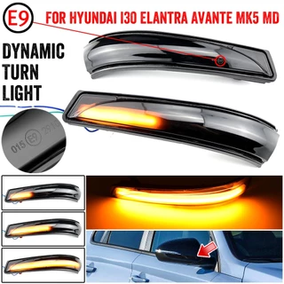 Para Hyundai Elantra GT Avante MK5 MD UD 2011-2015 Veloster i30 GD Indicador De Espelho Lateral Dinâmico LED Luz Sequencial Pisca -