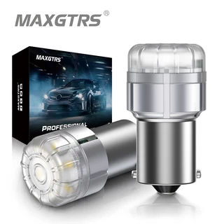 MAXGTRS 2x T20 1156 1157 7443 W21/5W 7440 LED P21W BA15S BAU15S PY21W W21W BAY15D P21 Lâmpada Vermelha Branca Amarela 12V DRL 1300LM Luz Para Carro