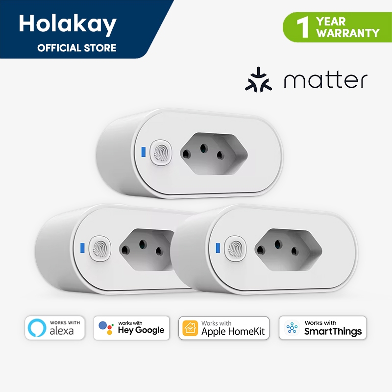 Matter BR Plug WiFi Smart Socket 16A Mini Home Outlet App Controle ...