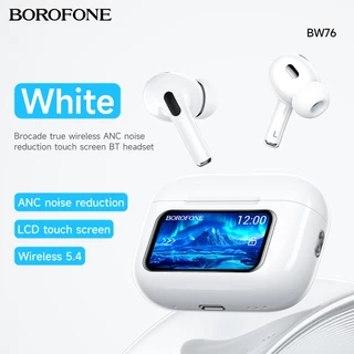 BOROFONE Original BW76 TWS True Wireless Bluetooth Fones De Ouvido ANC Ruído Cancelando Com Tela Sensível Ao Toque De Música Esportiva Microfone Para Todos Os Universais Smart Phone