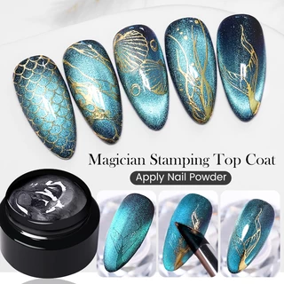 BORN PRETTY Mágico De Estampagem Revestimento Superior Sem Limpeza De Pó De Unhas De Gel Aplicar
