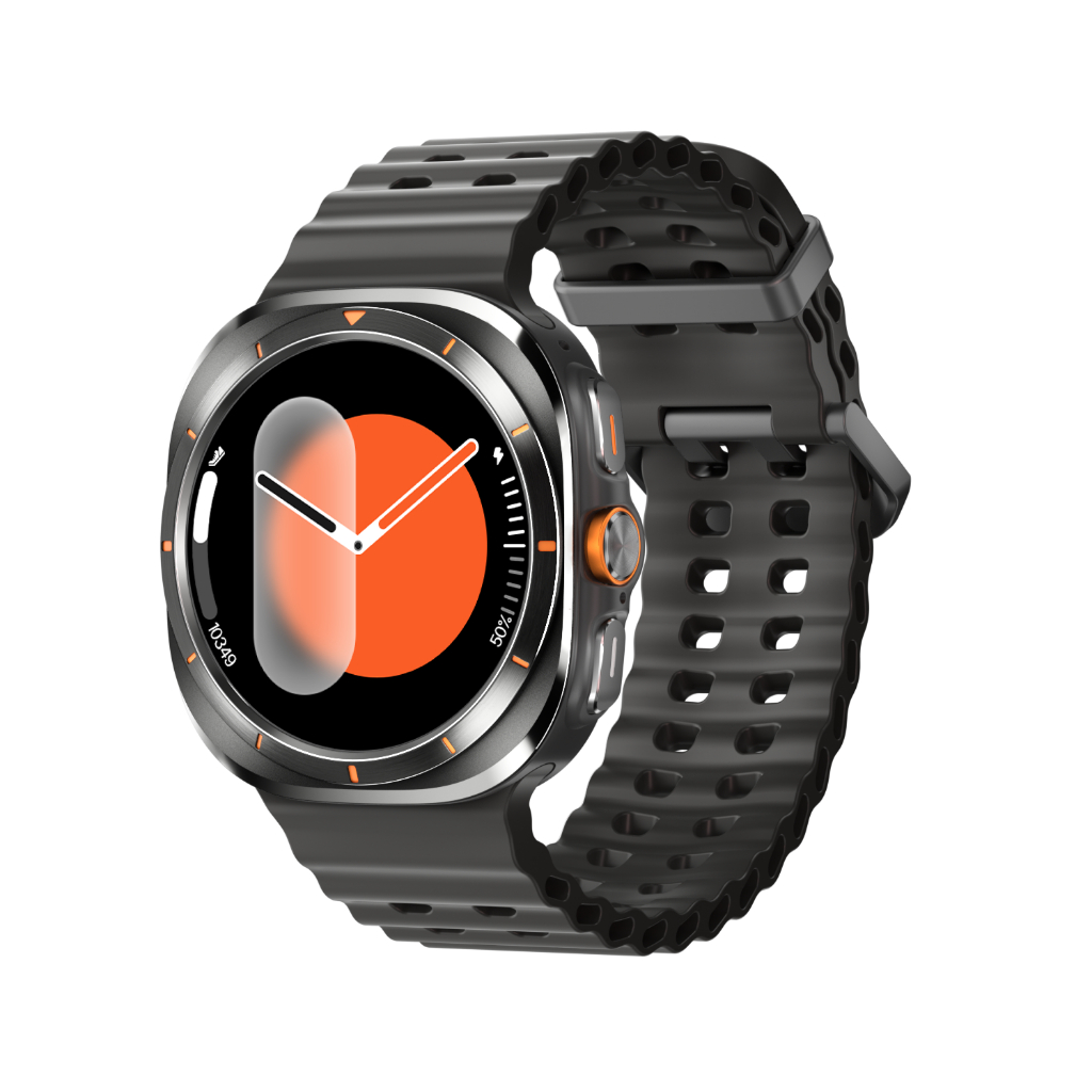 Novo Relógio 7 Ultra 47mm W7 Bluetooth Call Smart Watch Música Pressão ...