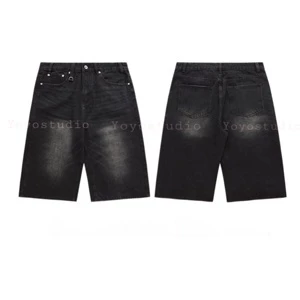 Calças De Ganga Masculinas De Primavera E Verão Meia-Idade Com Zíper Casual Anti-Roubo Bolso