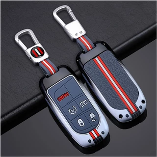 Jeep Gradiente Metal + TPU Capa Do Porta-Chaves Para Jipe Renegade Compass Grand Cherokee Chrysler 300C Wrangler Dodge Acessórios