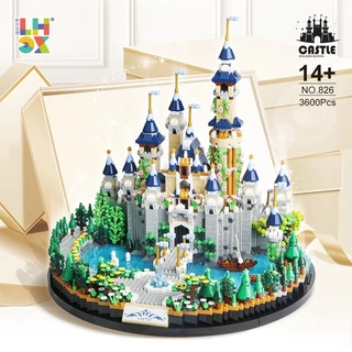 [CY Match Lego] Série de Construção do Castelo de Contos de Fadas Lego Micro-Partículas Compatíveis Blocos de Construção de Micro-Partículas Meninas Brinquedos