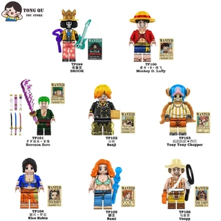 ONE PIECE Minifiguras Zoro Sanji Modelo Colecionável Brinquedos De Aniversário