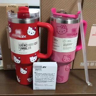 2024 40OZ/1.18L Garrafa Térmica de água com canudo Stal*e* Tumbler Copo Grande-Capacidade Economizando Carro Em Aço Inoxidável