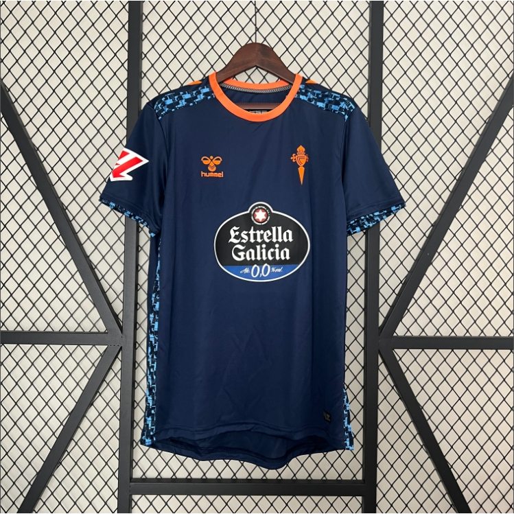 Camisetas De Futebol 24/25 Esportivas Celta Fora Da Equipe Uniformes Manga Curta Encontros Masculinas