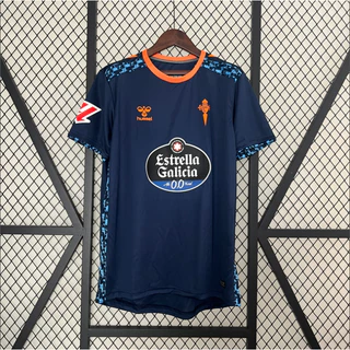 Camisetas De Futebol 24/25 Esportivas Celta Fora Da Equipe Uniformes Manga Curta Encontros Masculinas