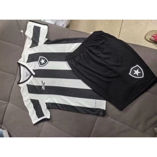 24/25 Botafogo home Kids Set 1 : 1 Camisa De Manga Curta Versão Tailandesa + Calça De Futebol