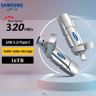 Disco Metálico Samsung SSD USB flash drive De Alta Velocidade De Grande Capacidade 16TB Pen Móvel USB3.0 De Dupla interface Estado Sólido
